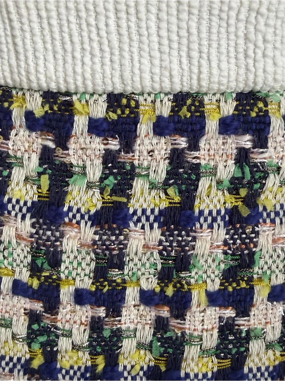 Kate Spade New York Skirt Womens 12 Pop Tweed Multicolor Plaid A-Line Mini Lined